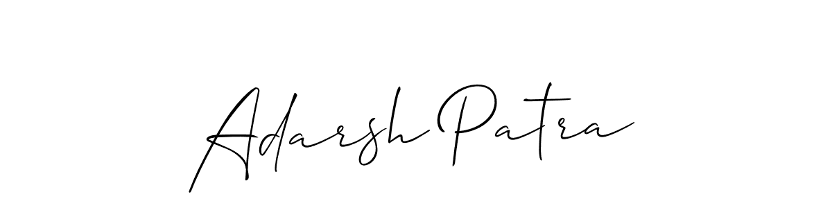 How to make Adarsh Patra signature? Allison_Script is a professional autograph style. Create handwritten signature for Adarsh Patra name. Adarsh Patra signature style 2 images and pictures png