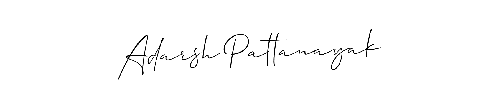 How to make Adarsh Pattanayak signature? Allison_Script is a professional autograph style. Create handwritten signature for Adarsh Pattanayak name. Adarsh Pattanayak signature style 2 images and pictures png