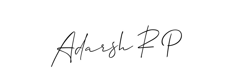 Once you've used our free online signature maker to create your best signature Allison_Script style, it's time to enjoy all of the benefits that Adarsh R P name signing documents. Adarsh R P signature style 2 images and pictures png