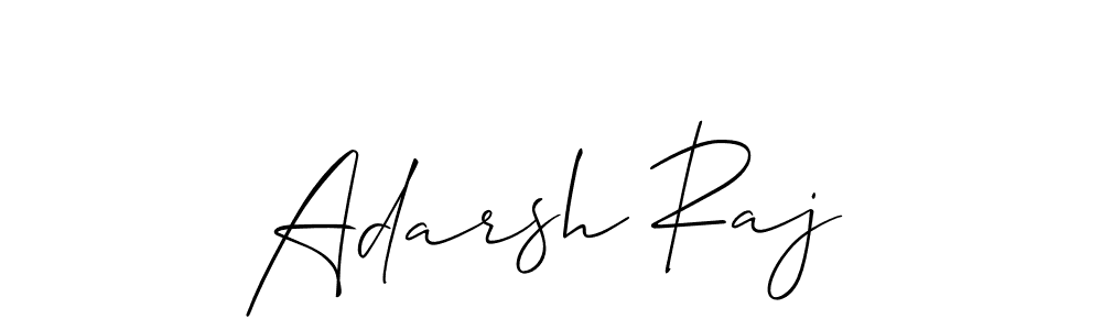 Also You can easily find your signature by using the search form. We will create Adarsh Raj name handwritten signature images for you free of cost using Allison_Script sign style. Adarsh Raj signature style 2 images and pictures png