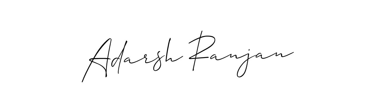 You should practise on your own different ways (Allison_Script) to write your name (Adarsh Ranjan) in signature. don't let someone else do it for you. Adarsh Ranjan signature style 2 images and pictures png