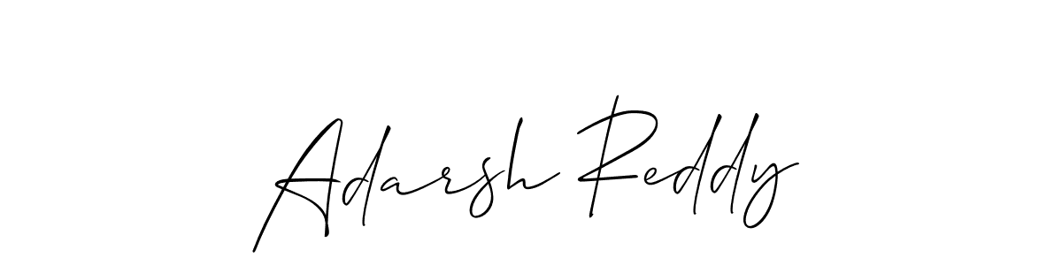 The best way (Allison_Script) to make a short signature is to pick only two or three words in your name. The name Adarsh Reddy include a total of six letters. For converting this name. Adarsh Reddy signature style 2 images and pictures png