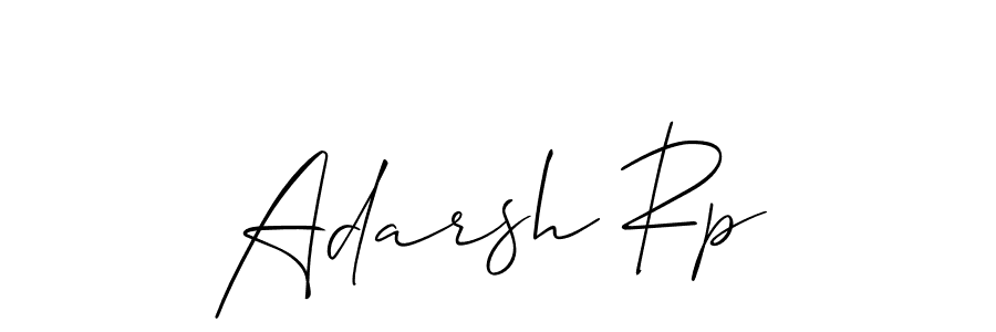 if you are searching for the best signature style for your name Adarsh Rp. so please give up your signature search. here we have designed multiple signature styles  using Allison_Script. Adarsh Rp signature style 2 images and pictures png