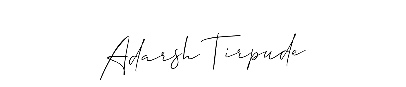 Once you've used our free online signature maker to create your best signature Allison_Script style, it's time to enjoy all of the benefits that Adarsh Tirpude name signing documents. Adarsh Tirpude signature style 2 images and pictures png