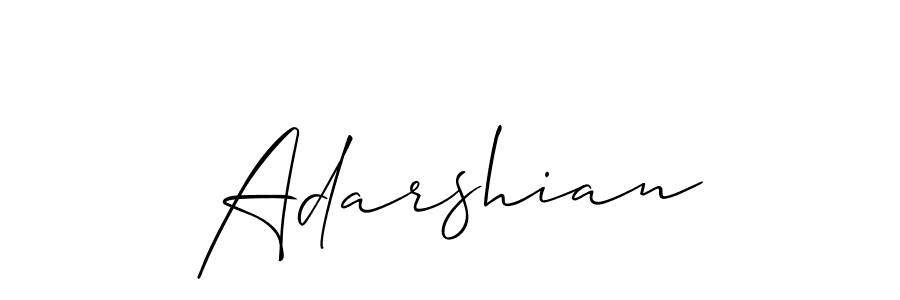 How to make Adarshian name signature. Use Allison_Script style for creating short signs online. This is the latest handwritten sign. Adarshian signature style 2 images and pictures png