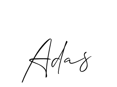 if you are searching for the best signature style for your name Adas. so please give up your signature search. here we have designed multiple signature styles  using Allison_Script. Adas signature style 2 images and pictures png