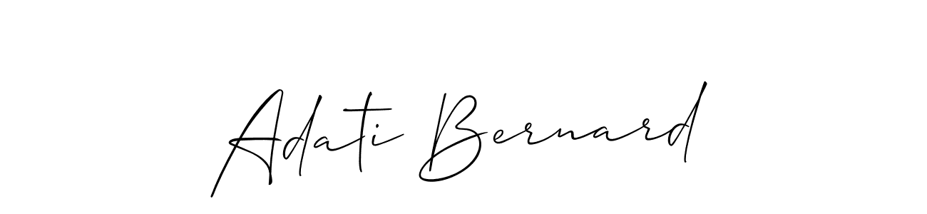 Also You can easily find your signature by using the search form. We will create Adati Bernard name handwritten signature images for you free of cost using Allison_Script sign style. Adati Bernard signature style 2 images and pictures png