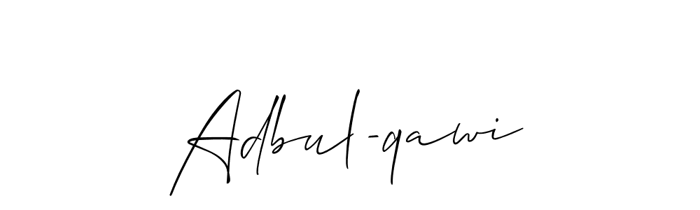 This is the best signature style for the Adbul-qawi name. Also you like these signature font (Allison_Script). Mix name signature. Adbul-qawi signature style 2 images and pictures png