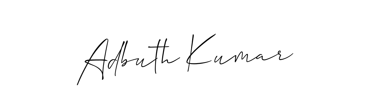 Make a short Adbuth Kumar signature style. Manage your documents anywhere anytime using Allison_Script. Create and add eSignatures, submit forms, share and send files easily. Adbuth Kumar signature style 2 images and pictures png