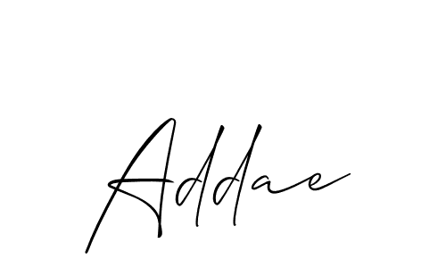 Best and Professional Signature Style for Addae. Allison_Script Best Signature Style Collection. Addae signature style 2 images and pictures png