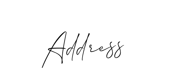 Best and Professional Signature Style for Address. Allison_Script Best Signature Style Collection. Address signature style 2 images and pictures png