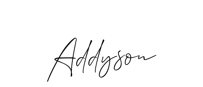 Allison_Script is a professional signature style that is perfect for those who want to add a touch of class to their signature. It is also a great choice for those who want to make their signature more unique. Get Addyson name to fancy signature for free. Addyson signature style 2 images and pictures png
