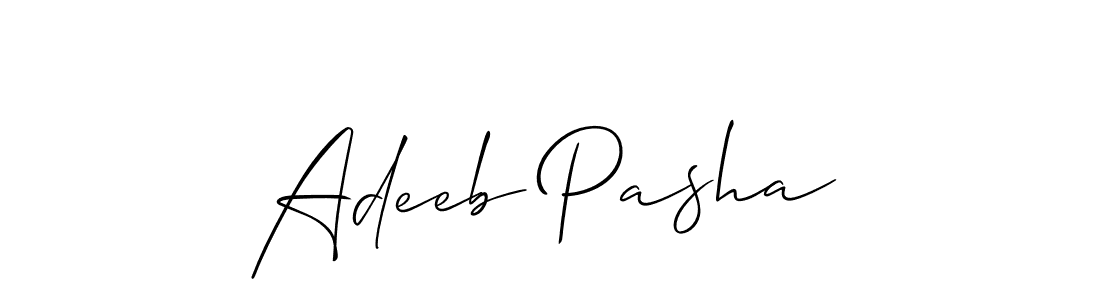 Once you've used our free online signature maker to create your best signature Allison_Script style, it's time to enjoy all of the benefits that Adeeb Pasha name signing documents. Adeeb Pasha signature style 2 images and pictures png