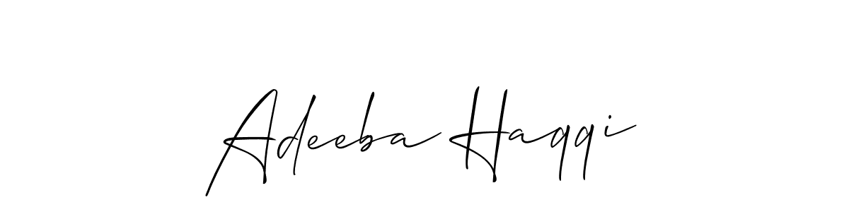 Here are the top 10 professional signature styles for the name Adeeba Haqqi. These are the best autograph styles you can use for your name. Adeeba Haqqi signature style 2 images and pictures png