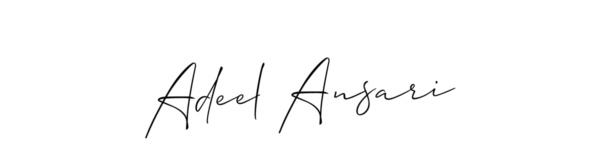 Best and Professional Signature Style for Adeel Ansari. Allison_Script Best Signature Style Collection. Adeel Ansari signature style 2 images and pictures png