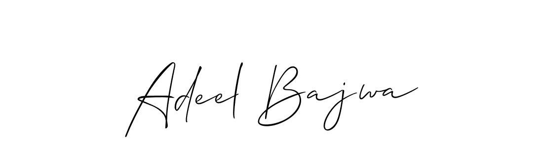 Similarly Allison_Script is the best handwritten signature design. Signature creator online .You can use it as an online autograph creator for name Adeel Bajwa. Adeel Bajwa signature style 2 images and pictures png