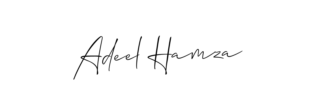 Adeel Hamza stylish signature style. Best Handwritten Sign (Allison_Script) for my name. Handwritten Signature Collection Ideas for my name Adeel Hamza. Adeel Hamza signature style 2 images and pictures png