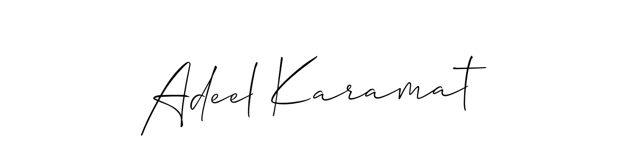 Once you've used our free online signature maker to create your best signature Allison_Script style, it's time to enjoy all of the benefits that Adeel Karamat name signing documents. Adeel Karamat signature style 2 images and pictures png