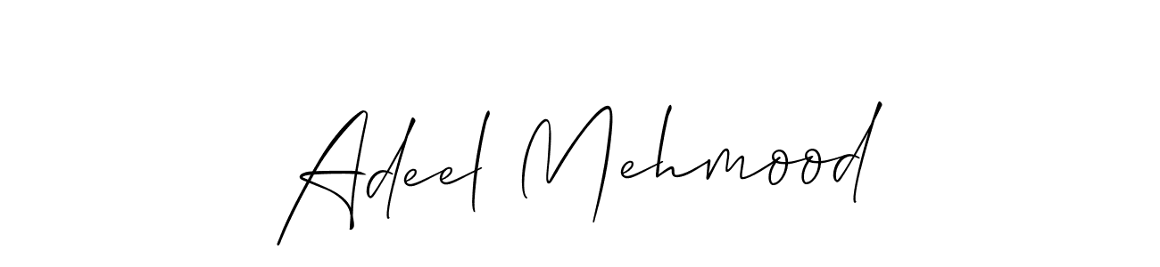 How to Draw Adeel Mehmood signature style? Allison_Script is a latest design signature styles for name Adeel Mehmood. Adeel Mehmood signature style 2 images and pictures png
