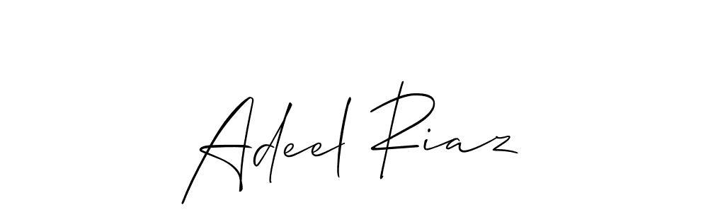 Similarly Allison_Script is the best handwritten signature design. Signature creator online .You can use it as an online autograph creator for name Adeel Riaz. Adeel Riaz signature style 2 images and pictures png