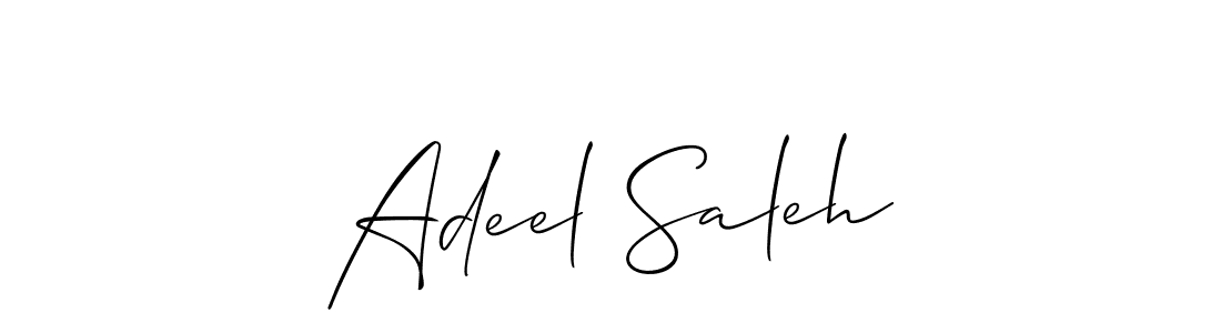 Best and Professional Signature Style for Adeel Saleh. Allison_Script Best Signature Style Collection. Adeel Saleh signature style 2 images and pictures png