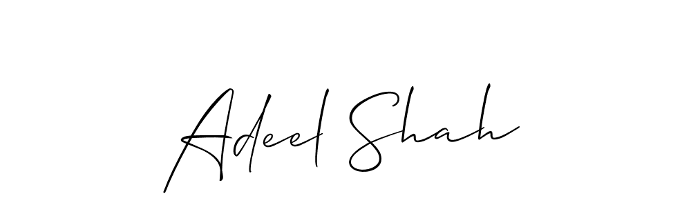 Also we have Adeel Shah name is the best signature style. Create professional handwritten signature collection using Allison_Script autograph style. Adeel Shah signature style 2 images and pictures png