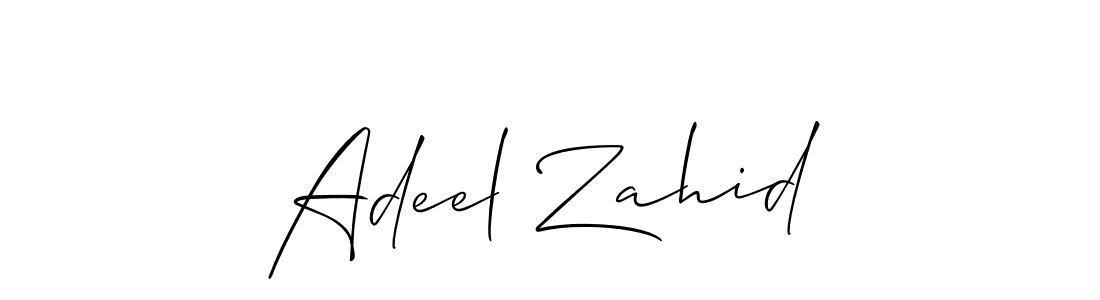 It looks lik you need a new signature style for name Adeel Zahid. Design unique handwritten (Allison_Script) signature with our free signature maker in just a few clicks. Adeel Zahid signature style 2 images and pictures png