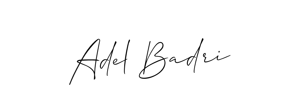 It looks lik you need a new signature style for name Adel Badri. Design unique handwritten (Allison_Script) signature with our free signature maker in just a few clicks. Adel Badri signature style 2 images and pictures png