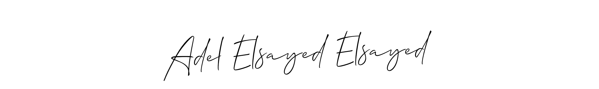 Also You can easily find your signature by using the search form. We will create Adel Elsayed Elsayed name handwritten signature images for you free of cost using Allison_Script sign style. Adel Elsayed Elsayed signature style 2 images and pictures png