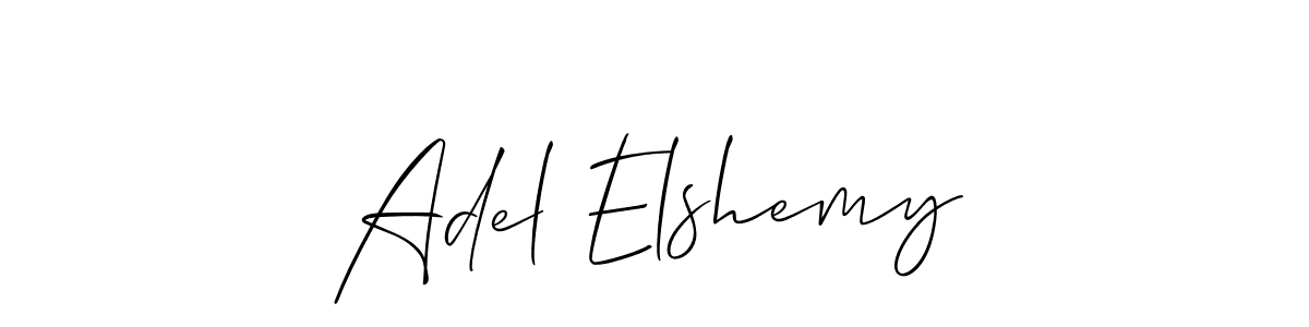 You should practise on your own different ways (Allison_Script) to write your name (Adel Elshemy) in signature. don't let someone else do it for you. Adel Elshemy signature style 2 images and pictures png