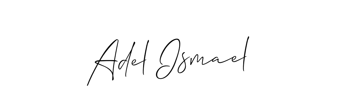 It looks lik you need a new signature style for name Adel Ismael. Design unique handwritten (Allison_Script) signature with our free signature maker in just a few clicks. Adel Ismael signature style 2 images and pictures png