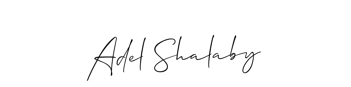 How to make Adel Shalaby signature? Allison_Script is a professional autograph style. Create handwritten signature for Adel Shalaby name. Adel Shalaby signature style 2 images and pictures png