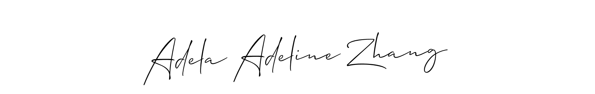 Best and Professional Signature Style for Adela Adeline Zhang. Allison_Script Best Signature Style Collection. Adela Adeline Zhang signature style 2 images and pictures png