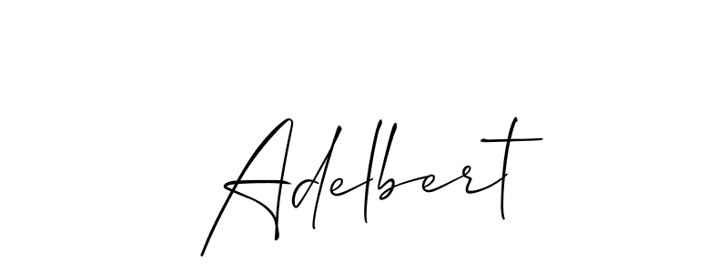 How to Draw Adelbert signature style? Allison_Script is a latest design signature styles for name Adelbert. Adelbert signature style 2 images and pictures png