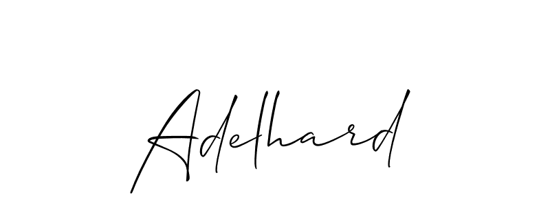 Best and Professional Signature Style for Adelhard. Allison_Script Best Signature Style Collection. Adelhard signature style 2 images and pictures png