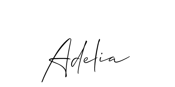 if you are searching for the best signature style for your name Adelia. so please give up your signature search. here we have designed multiple signature styles  using Allison_Script. Adelia signature style 2 images and pictures png