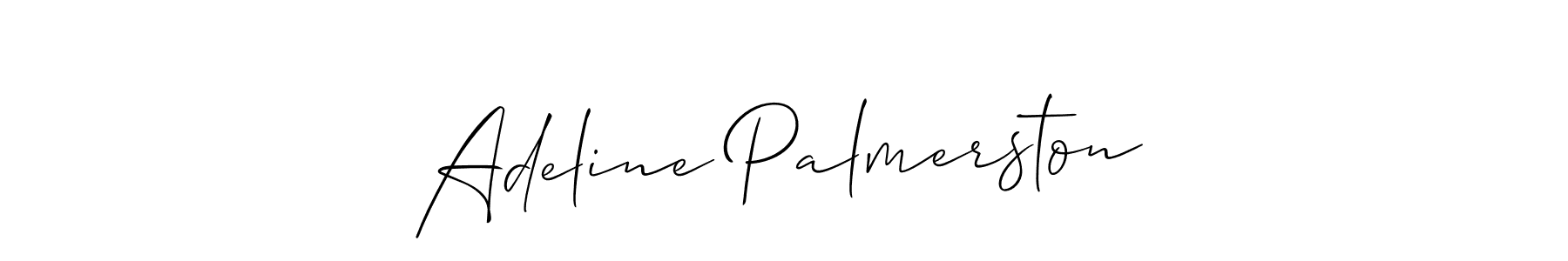 Also You can easily find your signature by using the search form. We will create Adeline Palmerston name handwritten signature images for you free of cost using Allison_Script sign style. Adeline Palmerston signature style 2 images and pictures png