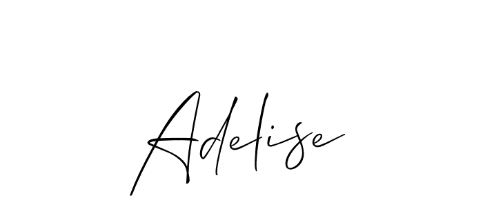 It looks lik you need a new signature style for name Adelise. Design unique handwritten (Allison_Script) signature with our free signature maker in just a few clicks. Adelise signature style 2 images and pictures png