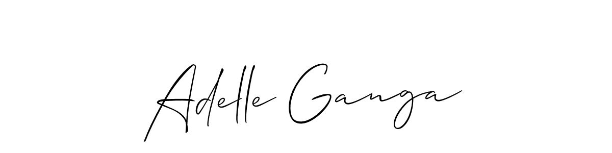Best and Professional Signature Style for Adelle Ganga. Allison_Script Best Signature Style Collection. Adelle Ganga signature style 2 images and pictures png