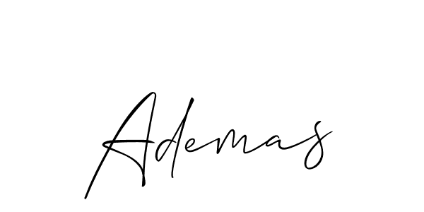 Similarly Allison_Script is the best handwritten signature design. Signature creator online .You can use it as an online autograph creator for name Ademas. Ademas signature style 2 images and pictures png
