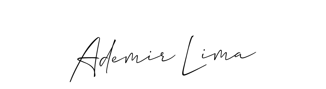 How to Draw Ademir Lima signature style? Allison_Script is a latest design signature styles for name Ademir Lima. Ademir Lima signature style 2 images and pictures png