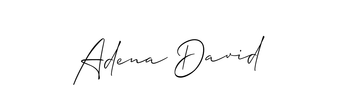 Best and Professional Signature Style for Adena David. Allison_Script Best Signature Style Collection. Adena David signature style 2 images and pictures png