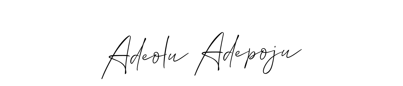 How to Draw Adeolu Adepoju signature style? Allison_Script is a latest design signature styles for name Adeolu Adepoju. Adeolu Adepoju signature style 2 images and pictures png