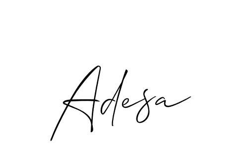 Make a beautiful signature design for name Adesa. Use this online signature maker to create a handwritten signature for free. Adesa signature style 2 images and pictures png