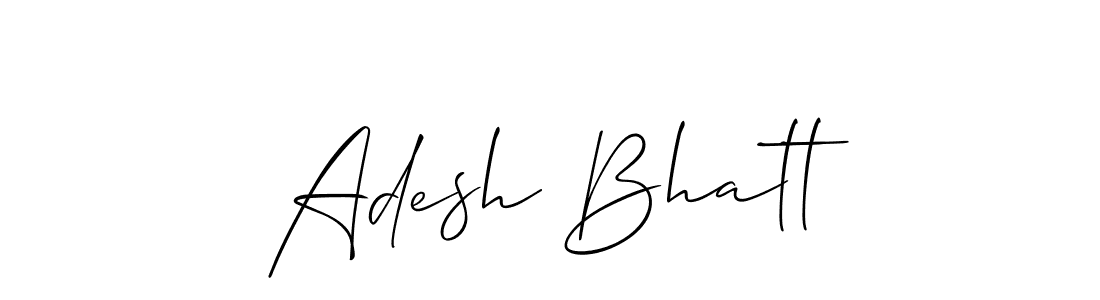 Make a beautiful signature design for name Adesh Bhatt. Use this online signature maker to create a handwritten signature for free. Adesh Bhatt signature style 2 images and pictures png