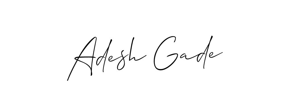 Here are the top 10 professional signature styles for the name Adesh Gade. These are the best autograph styles you can use for your name. Adesh Gade signature style 2 images and pictures png