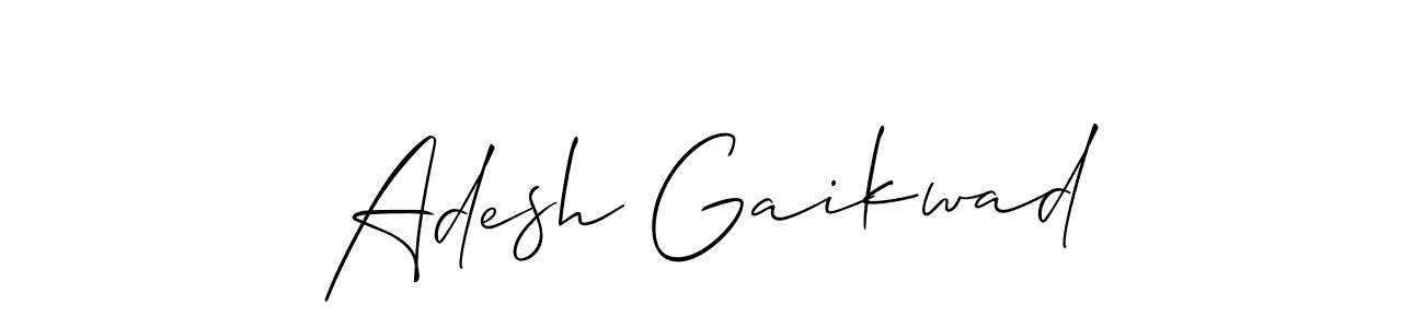Make a short Adesh Gaikwad signature style. Manage your documents anywhere anytime using Allison_Script. Create and add eSignatures, submit forms, share and send files easily. Adesh Gaikwad signature style 2 images and pictures png