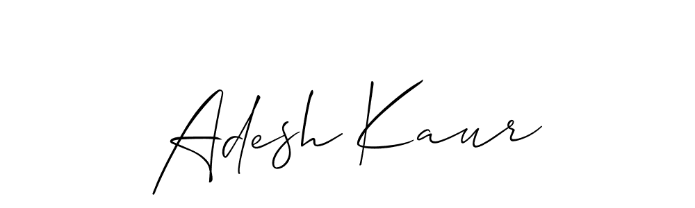 Similarly Allison_Script is the best handwritten signature design. Signature creator online .You can use it as an online autograph creator for name Adesh Kaur. Adesh Kaur signature style 2 images and pictures png