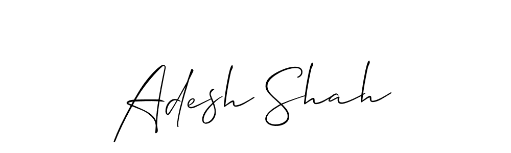 Make a beautiful signature design for name Adesh Shah. Use this online signature maker to create a handwritten signature for free. Adesh Shah signature style 2 images and pictures png