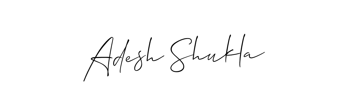 Adesh Shukla stylish signature style. Best Handwritten Sign (Allison_Script) for my name. Handwritten Signature Collection Ideas for my name Adesh Shukla. Adesh Shukla signature style 2 images and pictures png